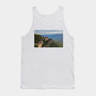 3 Sisters in the Blue Mountains Digital Painting Tank Top